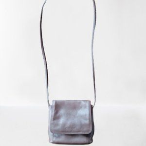 Nine West Brown Leather Cross Body Purse